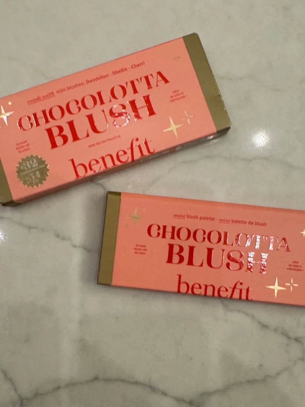 BENEFIT COSMETICS LIMITED EDITION CHOCOLOTTA BLUSH SET